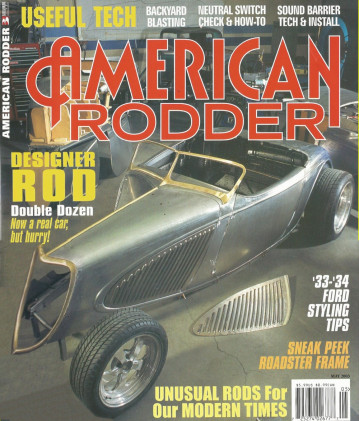 AMERICAN RODDER 2003 MAY - '33-34 FORD STYLING TIPS, CODDINGTON SPEEDSTAR*